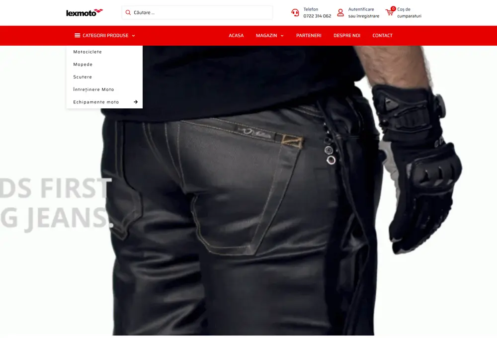 Captură Lexmoto (lexmoto.ro)