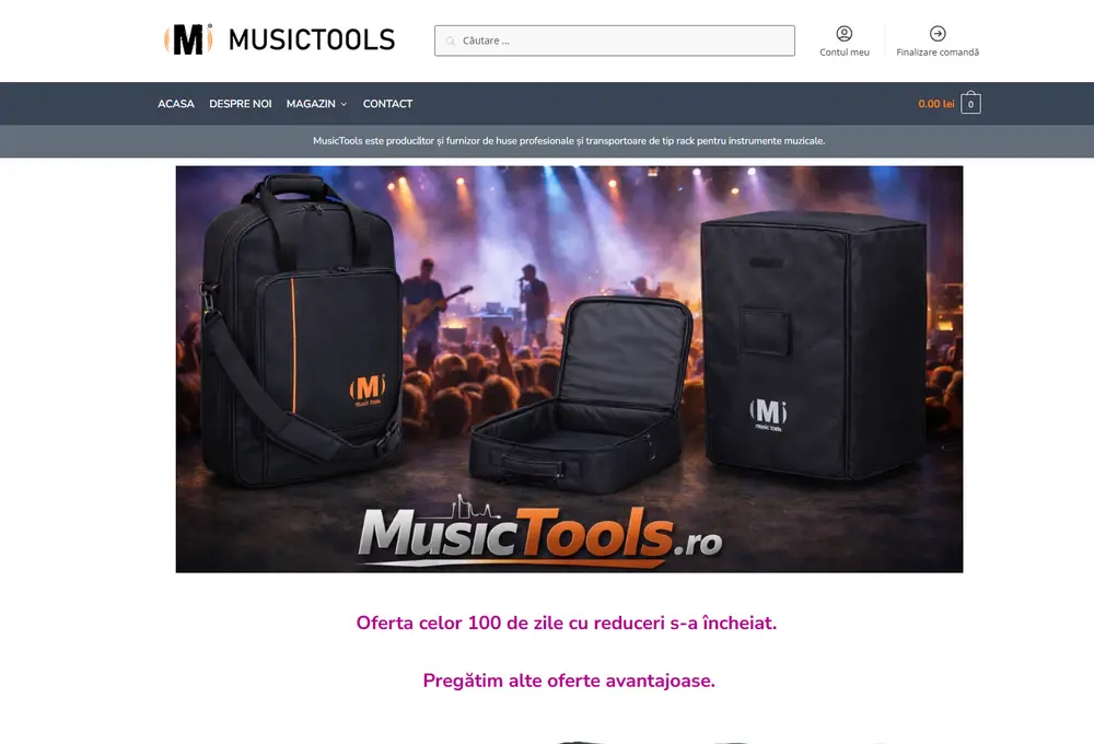 Captură MusicTools (musictools.ro)